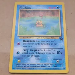 VINTAGE POKEMON BLACK STAR PROMO CARD - #20 PSYDUCK - RARE (WOTC) NM - Image 1