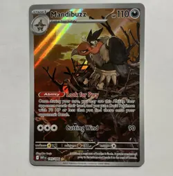 Pokemon TCG Mandibuzz Illustration Rare 2025 Scarlet & Violet White Flare - Image 1
