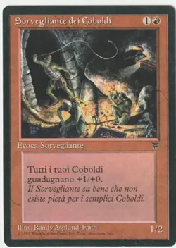Legends Italian MTG Kobold Taskmaster Magic Rare - Image 1