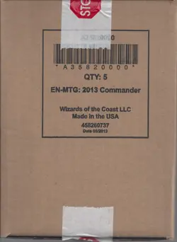 Commander 2013 - Set of 5 Sealed Decks MtG Magic the Gathering New Case In Box 653569832430 - Image 3