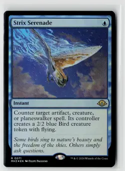 MTG Modern Horizons 3 Strix Serenade Foil x1 NM Rare - Image 1
