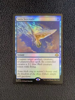MTG Modern Horizons 3 (MH3) Rare FOIL Strix Serenade 71 NM - Image 1