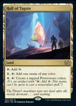 [1x] Hall of Tagsin - Foil Near Mint, English The Brothers' War MTG Magic - Image 1