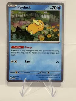 Pokemon TCG Mega Evolutions Psyduck 007 Golduck 008 Black Star Promo Cosmo Holo - Image 4