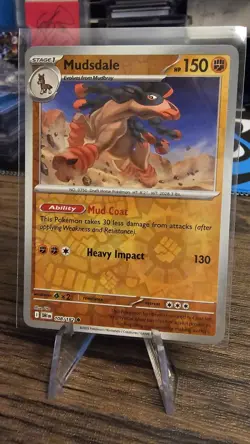 Pokemon TCG Mudsdale 108/182 Reverse Holo Uncommon SV10 Destined Rivals 🔥🔥🔥 - Image 1