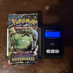 22.42g! HEAVY Weight Pokemon TCG Twilight Masquerade Booster Pack - Image 1