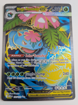 Mega Venusaur EX 155/132 - Ultra Rare - Mega Evolution Base Set - Pokemon TCG - Image 1