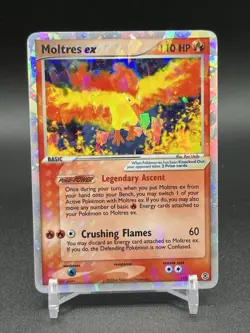 Moltres ex 115/112 Firered & Leafgreen Holo Pokemon TCG, NM - Image 1
