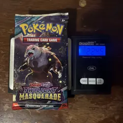 22.45g! HEAVY Weight Pokemon TCG Twilight Masquerade Booster Pack - Image 1