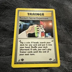 Trainer Rocket's Secret Experiment Gym Challenge 120/132 1st Edition Pokemon - Image 1