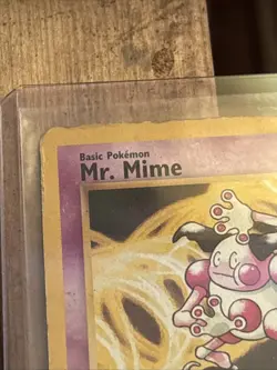 Mr. Mime Pokemon TCG Jungle Set Unlimited 22/64 Rare Non-Holo LP - Image 3