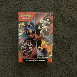 Pokemon: Destined Rivals Booster Bundle (6 Packs) - New And Sealed | Free P&P - Image 1