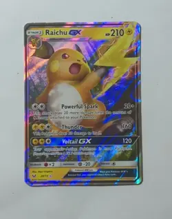 Raichu GX Ultra Rare - 29/73 - Pokemon Shining Legends Sun & Moon NM Pokemon - Image 1
