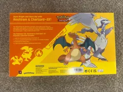 Pokemon Reshiram & Charizard GX Premium Collection Box New Sealed Box Damage - Image 2