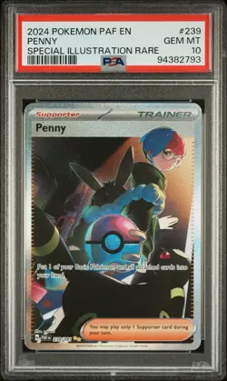 2024 Pokemon Penny Scarlet & Violet Paldean Fates SIR 239/091 PSA 10 - Image 1