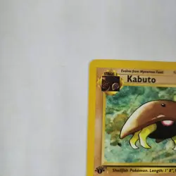 Kabuto 50/62 - 1st Edition Common - Pokemon TCG - Fossil - MP - Image 3