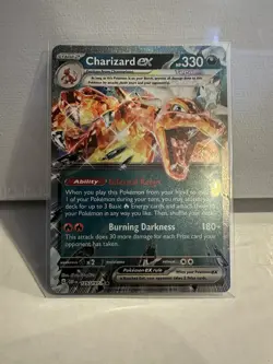 Pokemon- Charizard ex 125/197 Scarlet & Violet Obsidian Flames Double Rare NM/M - Image 1