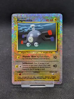 Pokemon Legendary Collection Reverse Holo Magnemite 80/110 WOTC LP EXCELLENT - Image 1