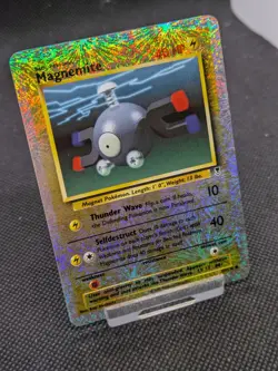 Pokemon Legendary Collection Reverse Holo Magnemite 80/110 WOTC LP EXCELLENT - Image 2