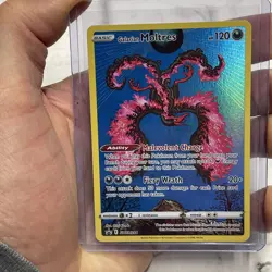 Galarian Moltres SWSH284 SWSH: Sword & Shield Promo Holo Crown Pokemon NM TCG - Image 1