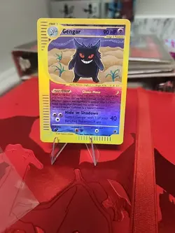 Pokemon Gengar 13/165 Expedition Base Set Reverse Holo Rare 2002 - Image 1