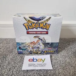 Pokemon Sword & Shield Brilliant Stars Booster Box 36 Packs New Sealed READ - Image 2