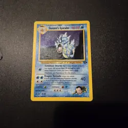 Pokemon Card - Gym Challenge Rare Holo Giovanni's Gyarados 5/132 - NM/Excellent - Image 1