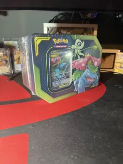 POKEMON TCG Tag Team Sealed Tin Celebi & Venusaur GX-4 Booster Pack,GX Foil Card - Image 2