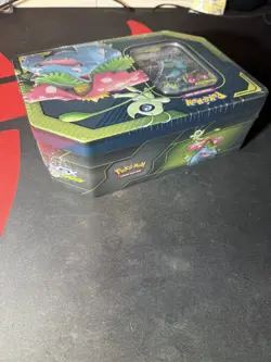 POKEMON TCG Tag Team Sealed Tin Celebi & Venusaur GX-4 Booster Pack,GX Foil Card - Image 3