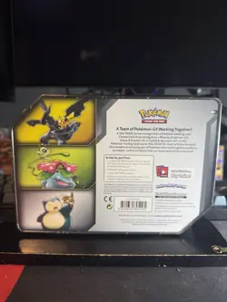 POKEMON TCG Tag Team Sealed Tin Celebi & Venusaur GX-4 Booster Pack,GX Foil Card - Image 4