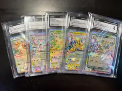 Prismatic Evolutions Graded Card Lot Eevee, Sylveon, Leafeon, Jolteon & Umbreon - Image 1