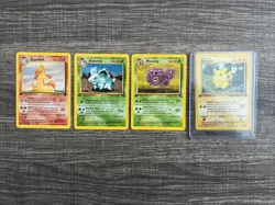 Pokemon Jungle and Fossil First Edition Card Lot - 4 Cards NM - Image 1