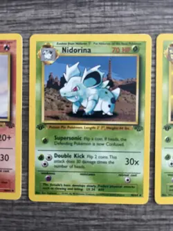Pokemon Jungle and Fossil First Edition Card Lot - 4 Cards NM - Image 3