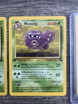 Pokemon Jungle and Fossil First Edition Card Lot - 4 Cards NM - Image 4
