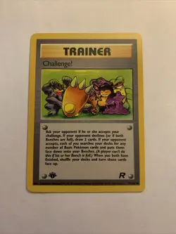 Challenge! 74/82 First Edition Team Rocket Pokemon Card NM - Image 1