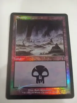 Swamp Foil 7th Edition 347/350 Magic The Gathering Card - Image 1