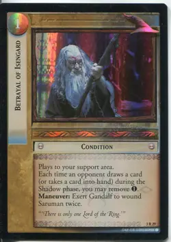 Lord Of The Rings CCG Foil Card RotEL 3.R29 Betrayal Of Isengard - Image 1