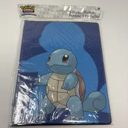 Squirtle Pokemon Ultra Pro A4 Album Folder 9 Pocket Portfolio Holds 180 Cards - Image 1