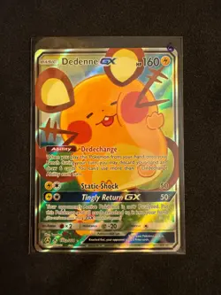 Dedenne GX 195a/214 Alternate Art Promos Holo Card Near Mint Condition - Image 1