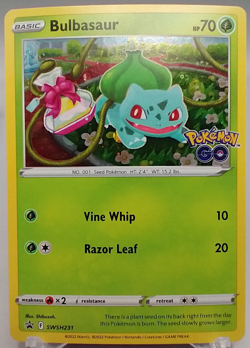 Bulbasaur - SWSH231 Promo Holo NM Pokemon SWSH: Sword & Shield Promo Cards N1A - Image 2