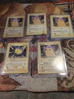 Vintage Pokemon Lot 5 Cards, 1 Shadowless, 1999 And 2000 - Image 2