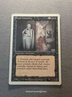 MTG Revised Edition Royal Assassin Rare Magic The Gathering Free Shipping - Image 1