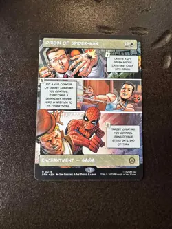 Origin of Spider-Man Marvel's Spider-Man Borderless Rare - Image 1