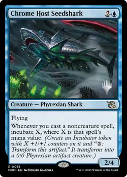 MTG Chrome Host Seedshark Promo Pack March of the Machine - Promo: Planeswalker - Image 1