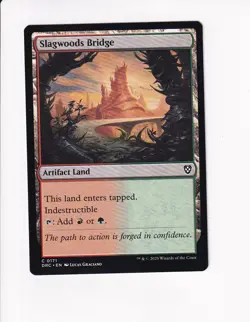 MAGIC THE GATHERING MTG COMMANDER: AETHERDRIFT SLAGWOODS BRIDGE - Image 1