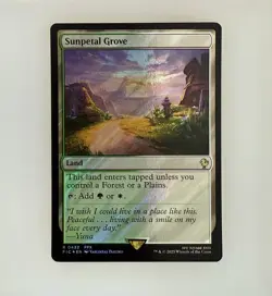 Sunpetal Grove (Surge Foil) Commander: Final Fantasy Foil NM - Image 1