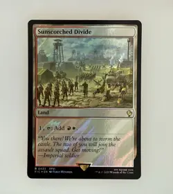 Sunscorched Divide (Surge Foil) Commander: Final Fantasy Foil NM - Image 1