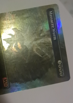 Massacre Wurm Borderless Foil MP Core Set 2021 M21 Magic the Gathering MTG - Image 3