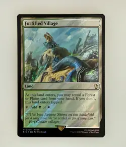 Fortified Village (Surge Foil) Commander: Final Fantasy Foil NM - Image 1