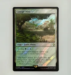 Canopy Vista (Surge Foil) Commander: Final Fantasy Foil NM - Image 1